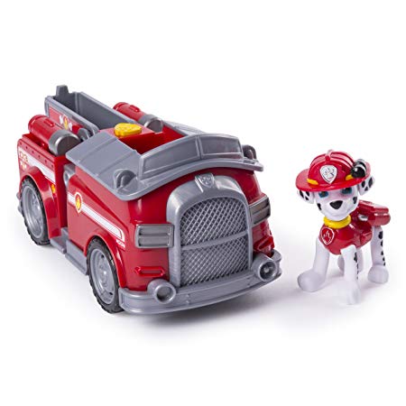 Paw Patrol Marshall’s Transforming Fire Truck with Pop-out Water Cannons, for Ages 3 and Up