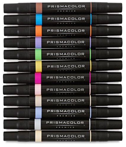 Sanford Prismacolor Chisel/Fine Double Ended Art Marker, Pm110 Cool Gray 30%