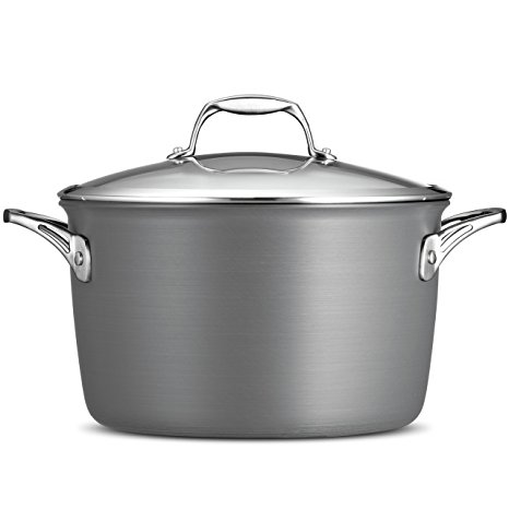 Tramontina  80123/013DS Gourmet Heavy-Gauge Aluminum Nonstick Covered Stock Pot, 8-Quart, Hard Anodized