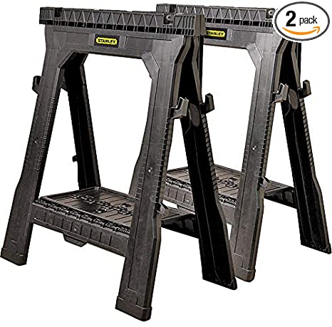 Stanley Folding Sawhorse - Twin Pack