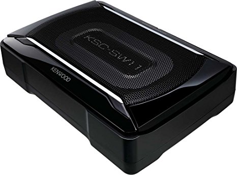 Kenwood KSC-SW11 150W Underseat Active Subwoofer with Passive Radiator