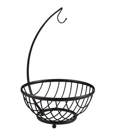 Spectrum Diversified Ashley Fruit Tree Basket, Black