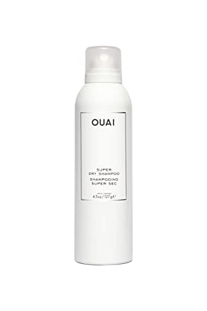 OUAI Super Dry Shampoo. Cleanse, Remove Product Buildup and Refresh Hair without Water. Adds Instant Volume and Shine to Fine, Oily Hair. Free from Parabens and Sulfates (4.5 oz)