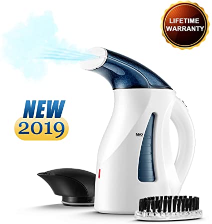 Steamer for Clothes，HHSUC Handheld Garment Steamer Mini Fabric Steam Iron 13.4fl.oz Capacity,Fast Heat-up Clothing Wrinkle Remover-Soften-Clean-Sanitize-Sterilize for Home/Bedding/Travel