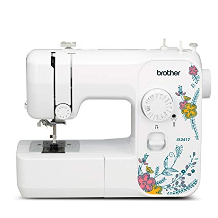 Brother JX2417 Mechanical Sewing Machine Small White
