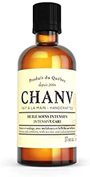 Chanv Hemp Intensive Skin Care Oil, Helps Relieve Dryness and Itching | Rosazea, Psoriasis, Eczema, Dermatitis | Healing Skincare Therapy | Vegan Friendly, Non-GMO
