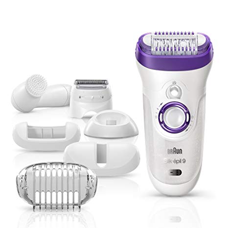 Braun Silk-épil 9 9-579 Women's Epilator, Electric Hair Removal, Wet & Dry, with Electric Razor - Bonus Edition