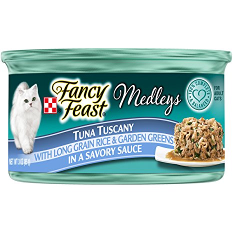 Purina Fancy Feast Medleys Tuscany Collection Gourmet Wet Cat Food - (24) 3 oz. Cans