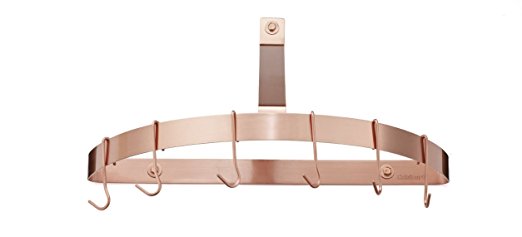 Cuisinart CRHC-22PCP Chef's Classic Half-Circle Wall-Mount Pot Rack, Polished Copper