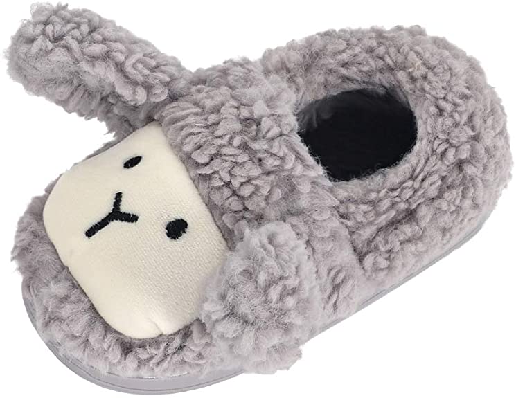Boys Girls Warm Slippers Cute Animal Toddler Kids Winter Indoor Outdoor Household Shoes Bunny Slippers