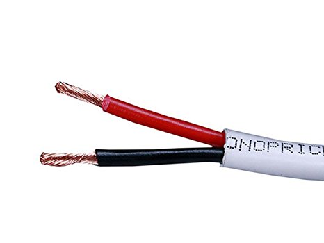 Monoprice 500ft 12AWG CL2 Rated 2-Conductor Loud Speaker Cable (For In-Wall Installation)