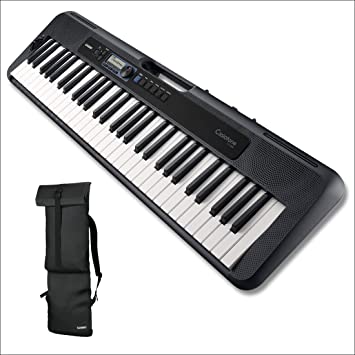 Casio CT-S300 61-Keys Portable Keyboard with Casio CBS100 Carry Bag