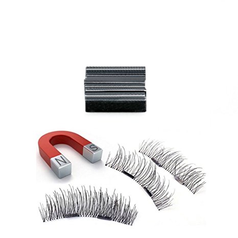 Magnetic Eyelashes Magnet, Hunzed Reusable Sheet For Magnet Natural Eyelashes For False Magnet Eye Lashes Extension Makeup Tool Handmade (10PCS)