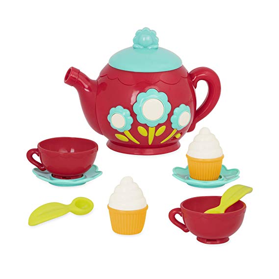 Battat – Musical Tea Playset – Kids Tea Party Set and Teapot with Sounds for Kids Age 3 Years