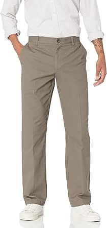 Amazon Essentials Mens Classic-Fit Wrinkle-Resistant Flat-Front Chino Pant