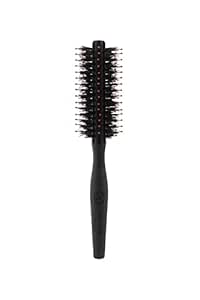 Cricket Static Free RPM 8 Row Deluxe Boar Bristle Round Hair Brush for Medium Length Hair, Facial Hair Grooming, All Hair Types