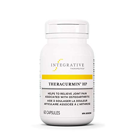 Integrative Therapeutics - Theracurmin HP - Turmeric, Curcumin Supplement - 27x More Bioavailable - High Absorption Turmeric* - Helps to Relieve Joint Pain Associated with Arthritis - Vegan - 60 Capsules