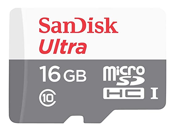 SanDisk Ultra SDSQUNS-016G-GN3MN 16GB 80MB/s UHS I Class 10 MicroSDHC Card