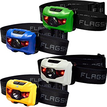 Insane Sale 4-Pack Flagship-X Waterproof CREE LED Camping Headlamp Flashlight For Running Mixed Colors