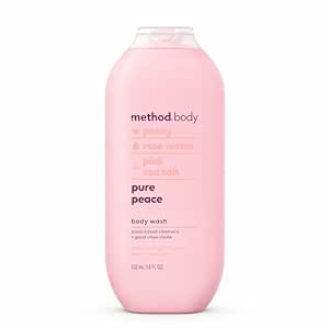 Method Body Wash, Pure Peace, Paraben and Phthalate Free, 18 oz (Pack of 1)