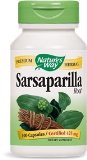 Natures Way Sarsaparilla Root Capsules 425 mg 100-Count