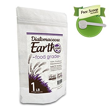 Diatomaceous Earth 1 Lb Food Grade DE - Includes Free Scoop