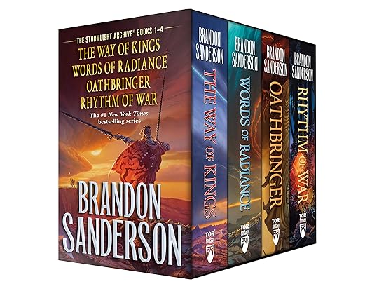 Stormlight Archives HC Box Set 1-4: The Way of Kings, Words of Radiance, Oathbringer, Rhythm of War (The Stormlight Archive)