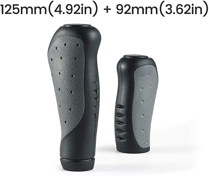 PRUNUS Bike Grips Rubber Ergonomic Antislip Handlebar Grips for MTB Bicycle Mountain,Suitable for 22.2mm Bike Handlebar with Free Grips Wrench