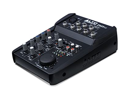 Alto Professional ZMX52 | 5-Channel 2-Bus Mixer with 6 Inputs, 3-Band EQ per Channel &  18V Phantom Power