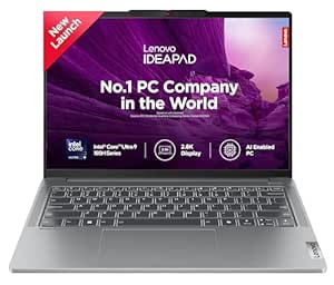 Lenovo IdeaPad Pro 5 Intel Evo Core Ultra 9 185H 14" (35.56cm) 2.8K-OLED 400Nits 120Hz Thin and Light Laptop (32GB/1TB SSD/Win11/100% DCI-P3/Office 2021/Alexa/3 Month Game Pass/Grey/1.4Kg), 83D2001GIN