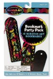 Melissa and Doug Bookmark Scratch Art Party Pack