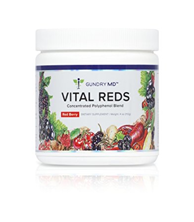 Gundry MD Vital Reds - Concentrated Polyphenol Blend - 34 polyphenol-rich superfruits and probiotics