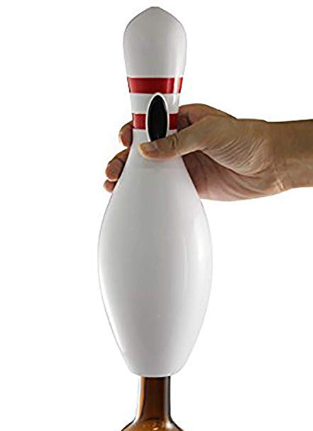 WineOvation Electric Wine Opener Bowling Pin - Wine Bottle Opener - Perfect Opener For Bowling Enthusiasts - Great Item for Men and Women