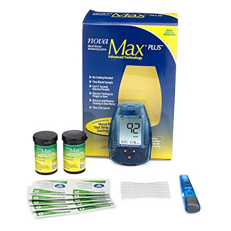 Blood Ketone Meter & Monitoring System - Includes Everything Needed For Ketosis Testing & Ketogenic Diet Tracking (Strips are not compatible with the precision xtra blood ketone meter)