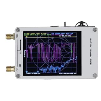 Spectrum Analyzer, 50KHz‑900MHz Vector Network Analyzer, 2.8in Touch Screen Short Antenna Analyzer for Measurement