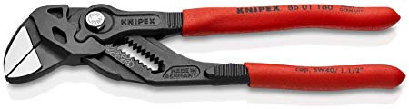 Knipex Tools 86 01 180 Pliers Wrench with Black Finish, 7.25"
