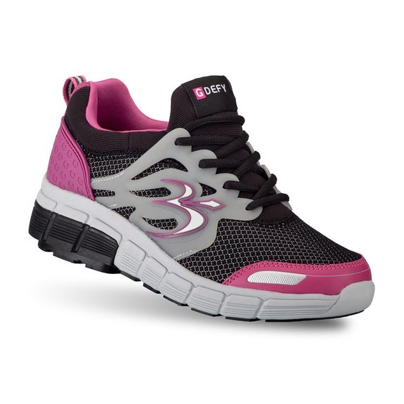 Gravity Defyer Women's G-Defy Galaxy Black Pink Athletic Shoes