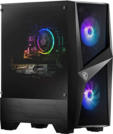 MSI Codex R (Tower) Gaming Desktop, Intel Core i5-11400F, GeForce RTX 3060 Ti, 16GB Memory, 512GB SSD   1TB HDD, WiFi 6, VR-Ready, Windows 10 Home Adv. (11TG-031US)