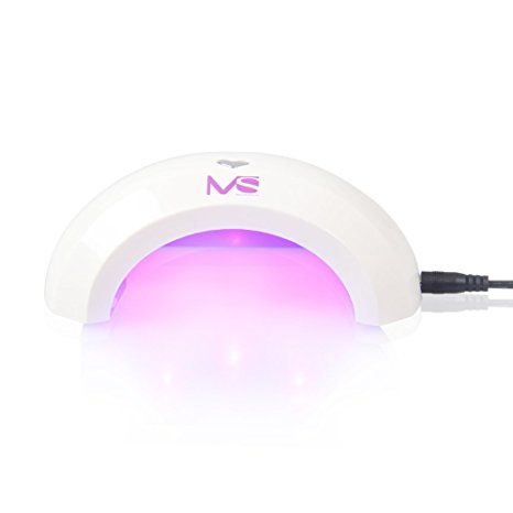 MelodySusie Portable 6W LED Nail Dryer (White) - Curing LED Gel Nail Polish