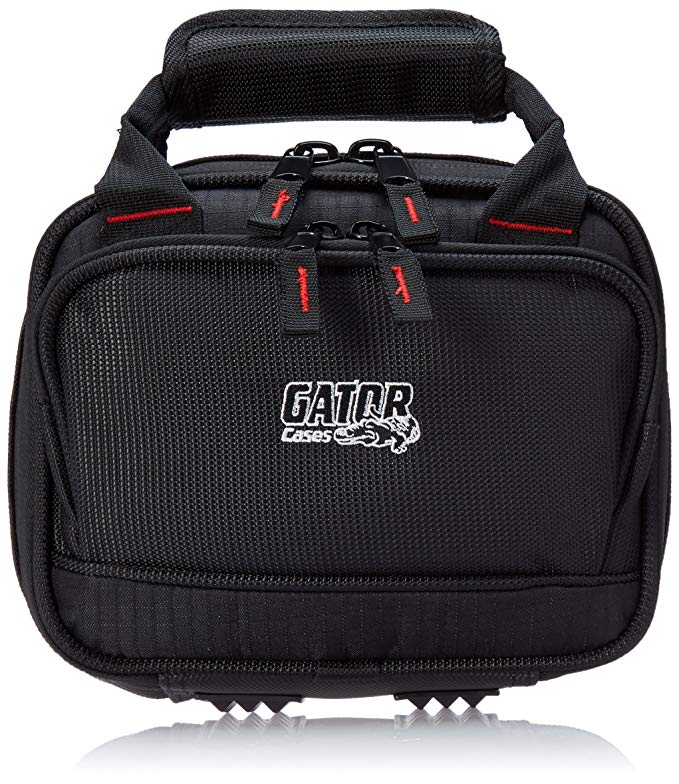 Gator Cases Padded Nylon Mixer/Gear Carry Bag with Removable Strap; 8.25" x 6.25" x 2.75" (G-MIXERBAG-0608)