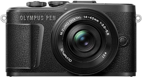 Olympus PEN E-PL10 Micro Four Thirds System Camera, 16 Megapixel, Image Stabilisation In Housing, Swivelling Monitor, 4K Video, Wi-Fi, 16 Art Filter, Touch AF Trigger