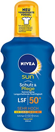 Nivea Sun Immediate Protection Moisturising Sun Spray SPF50  200 ml