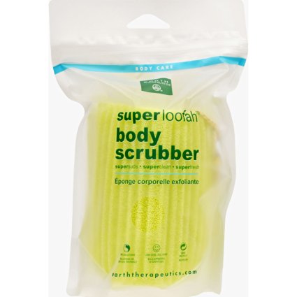 Earth Therapeutics Super Loofah Body Scrubber, 0.8 Ounce
