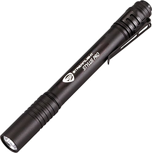 Streamlight 66118 Stylus Pro LED PenLight with Holster, Black