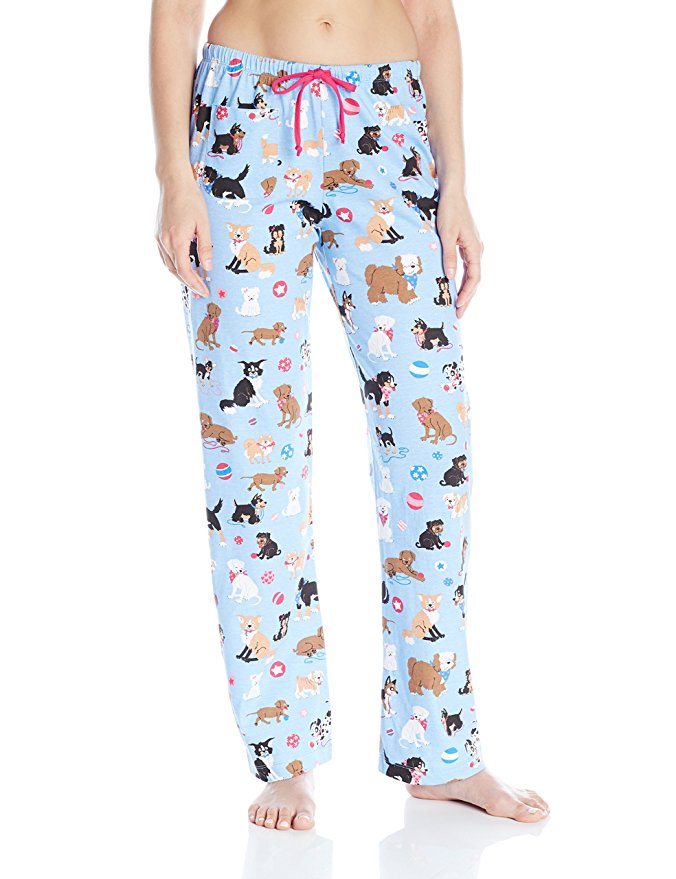 Little Blue House by Hatley Women's Cute Animal Jersey Pajama Pants