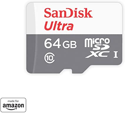 "Made for Amazon" SanDisk 64 GB micro SD Memory Card for Fire Tablets and Fire TV