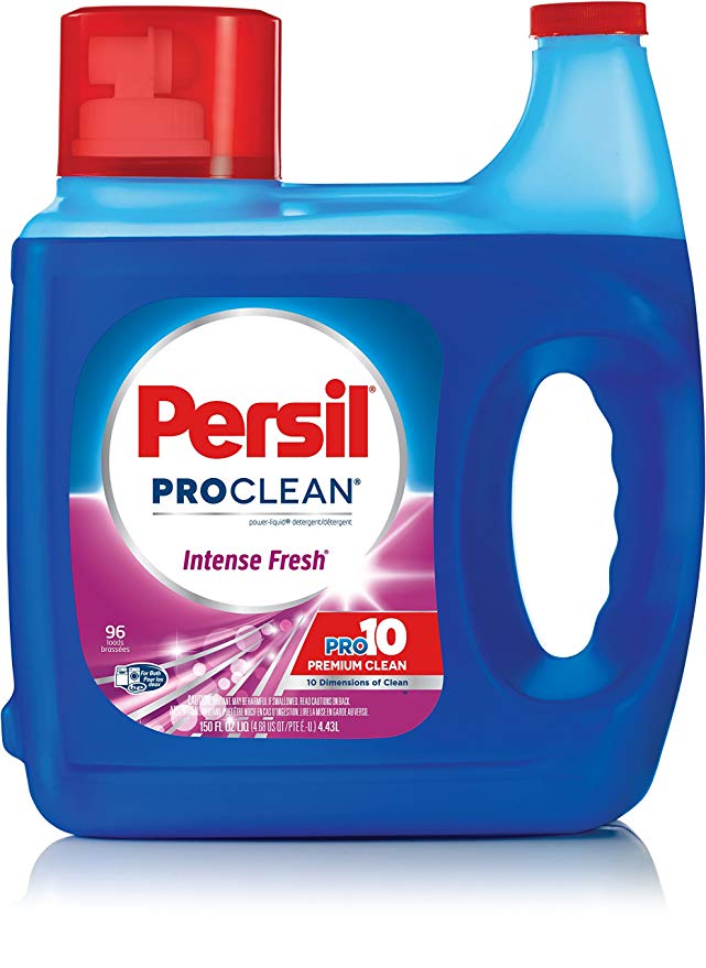 Persil ProClean Power-Liquid Laundry Detergent, Intense Fresh, 150 Fluid Ounces, 96 Loads