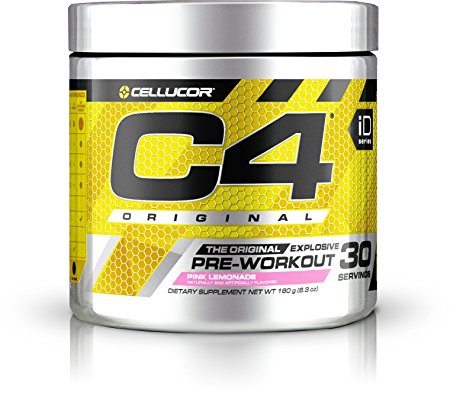 Cellucor C4 Original Explosive Pre-Workout Supplement, Pink Lemonade, 6.3 Ounce