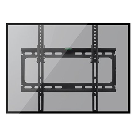 Suptek Tilt TV Wall Mount Bracket for 23-46" TVs including LED, LCD and Plasma Flat Screens up to VESA 400 x 400 and 123lbs and Magnetic Bubble Level MT4202