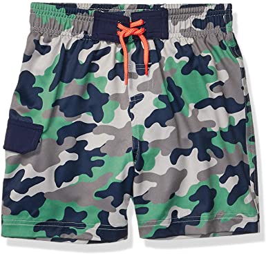 Amazon Brand - Spotted Zebra Boys Swim Board Shorts